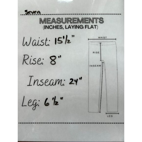 Seven7 Slightly Distressed Faded Jeans 4 - Picture 3 of 8